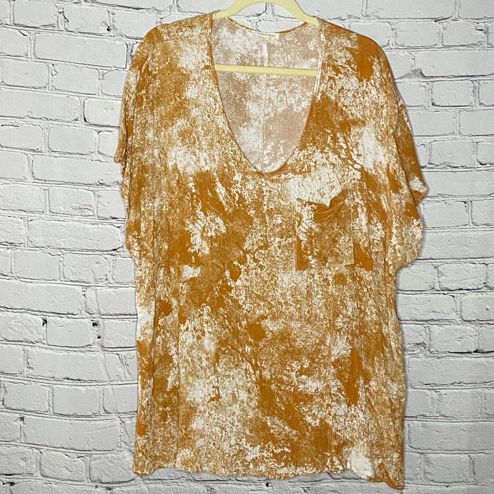 3XL Cotton Bleu 100% Rayon top